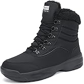 Dannto Women Winter Snow Boots Ladies Warm Fur Lined Ankle Booties Outdoor Water Resistant Furry Shoes