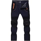 KELOIFUT Men's Hiking Cargo Pants Quick-Dry Outdoor Water Resistant Lightweight Mountain Breathable Zipper Pocket Work Pants