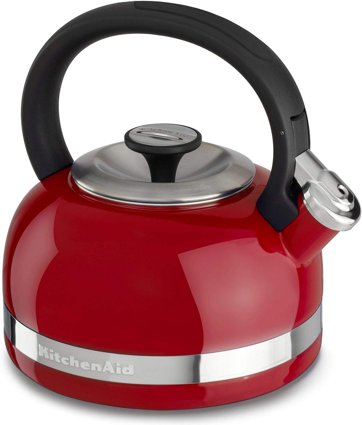 KitchenAid 2-Qt. Kettle with Full Handle and Trim Band - Red