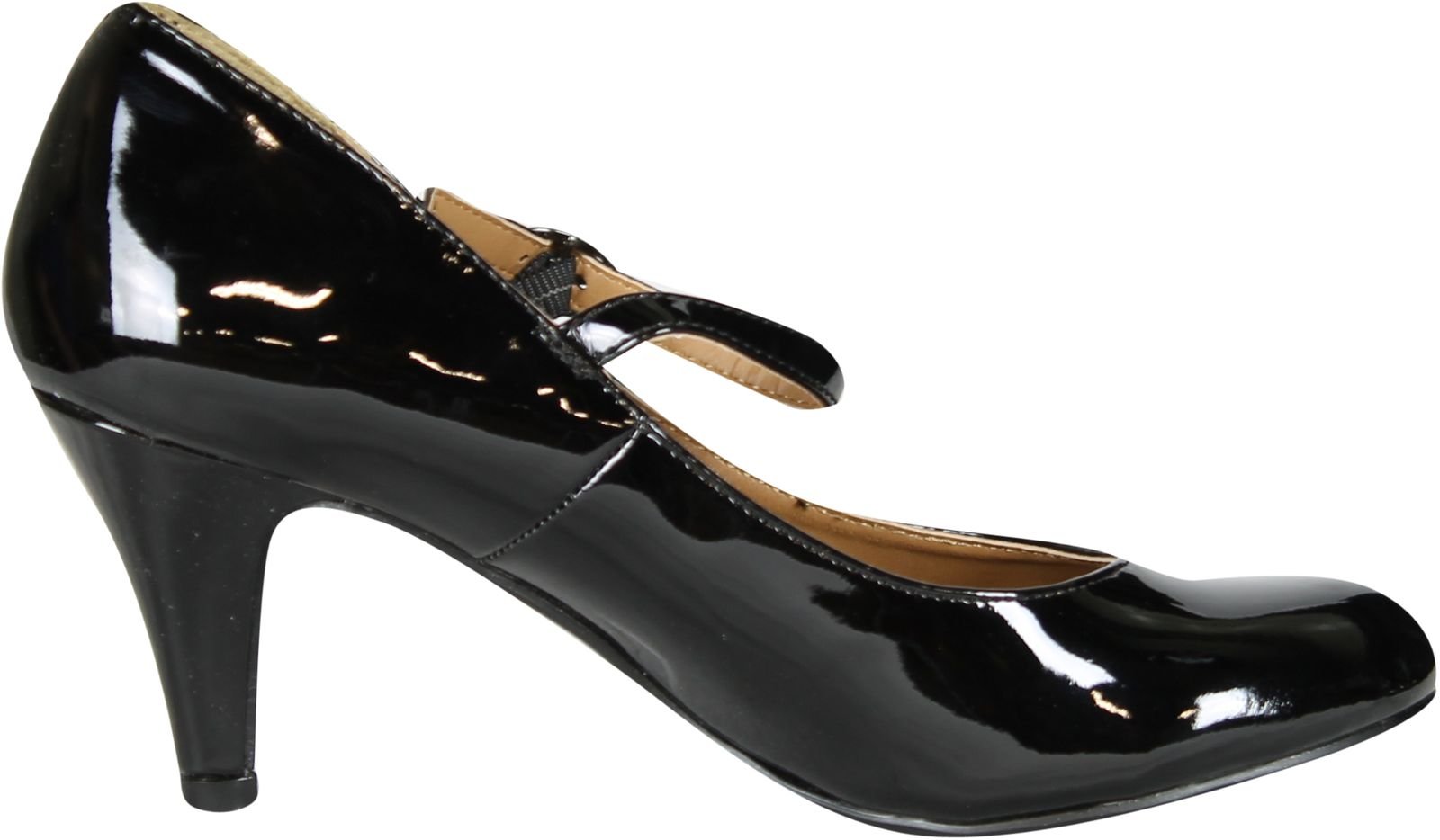 City Classified Womens Kaylee-H Mary Jane Pumps Shoes, Black Nu - Image 3