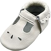 iEvolve Baby Leather Shoes Soft First Walker Shoes Crib Shoes Moccasins for Toddlers
