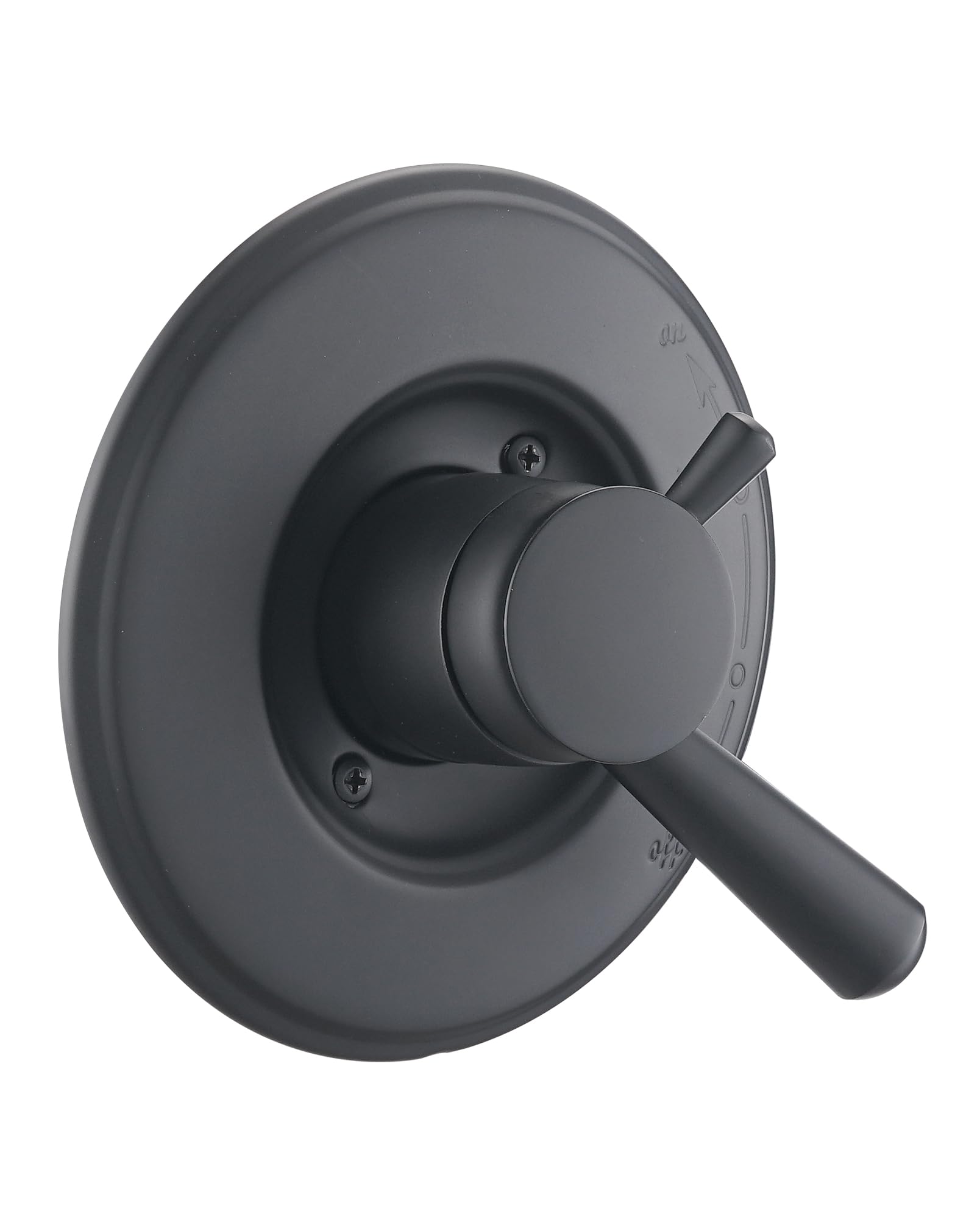 Photo 1 of Ultrimkit Shower Trim Kit Replacement for 17 Series, Shower Cover Plate with Handle, Matte Black(Valve& Catridge Not Inclued)