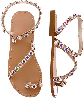 rhinestone gladiator shoes