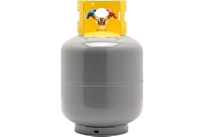 Evergreen Farm and Garden Worthington Industries Refrigerant Recovery Tank 30 or 50lb at 400 psig Service Pressure - DOT Certified DOT-4BA (50 lb Tank)