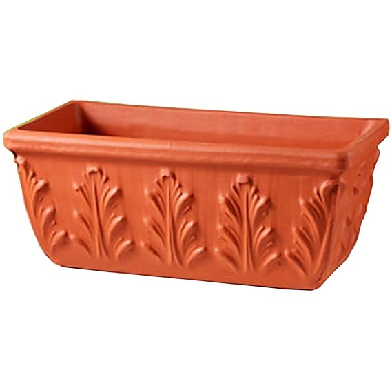 Westerwälder Blumentopf-Fabrik Spang BB Pflanzkasten, 41 x 18 x 17 cm, tonrot