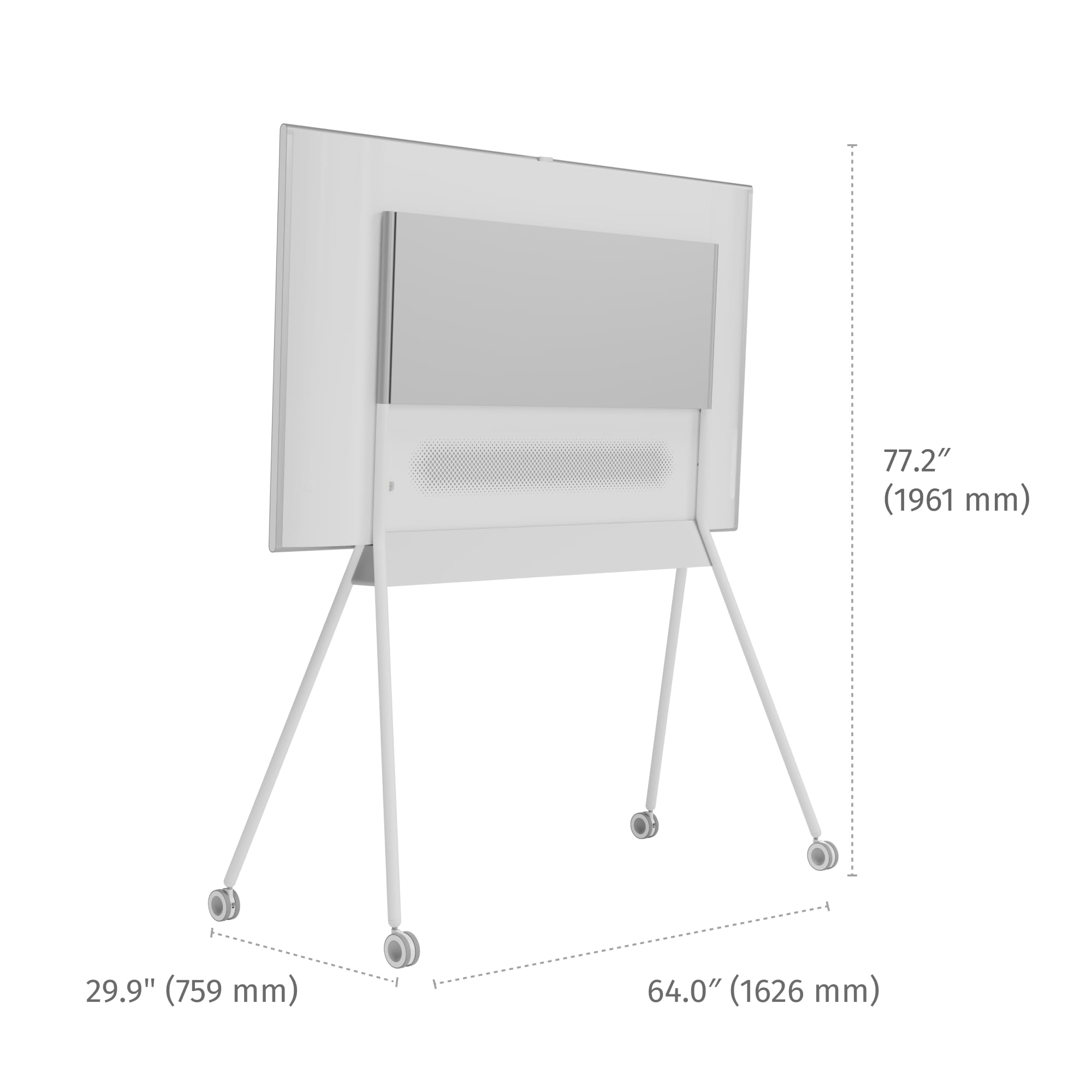 Vibe Portable Stand for Vibe S1 75″ Smart Board, Four Lockable Wheels, Sleek Design for The Modern Office or Classroom