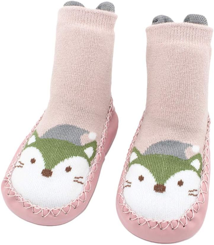 Lurryly❤Baby Socks Newborn Non Skid Slip Floor Socks for Girls Boys Kids Toddlers 0-18M