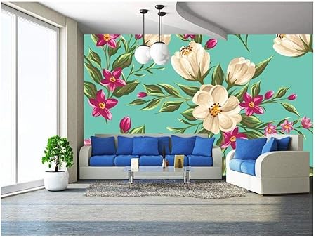 Amazon Com Wall26 Spring Seamless Pattern With Bright Flowers