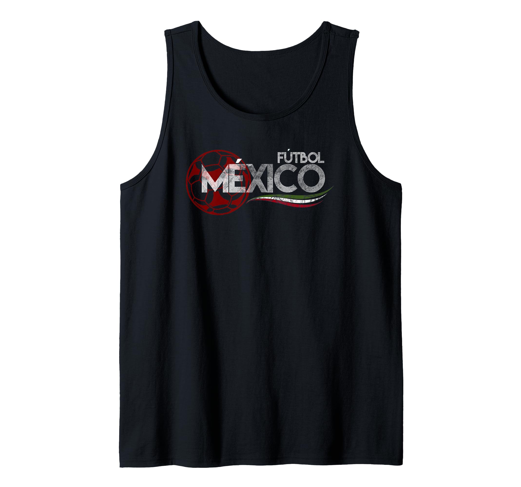 Soccer Futbol Mexico Distressed Tank Top
