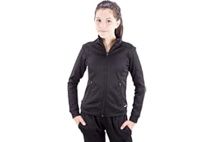 Covalent Activewear Girls Full Zip River Jacket with Moisture Wicking Fabric and 2 Side Pockets