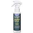 ALZOO Calming Spray for Dogs, Helps to Relieve Stress from Separation Anxiety, Travel, Vet Visits, Fireworks, etc., 100% Plant-Based Active Ingredients, 3.4 Fl. Oz Spray Bottle