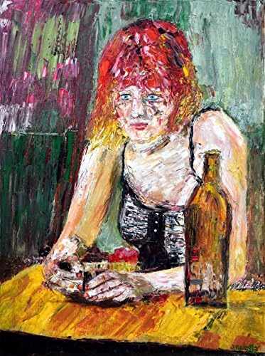 "Woman at the Bar" Fine Art Print