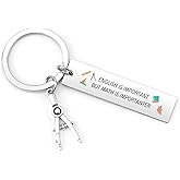 Funny Math Teacher Appreciation Gifts for Math Teacher Keychain Thank You Gifts Christmas Keyring Birthday Presents Valentines Day Teachers Gift Graduation End of Year Back to School Retirement Gift