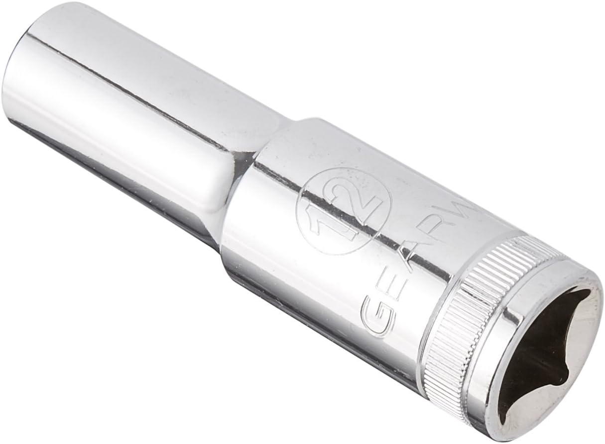 GearWrench80783 Socket, 12 Point, 1/2" Drive, 12 mm Deep