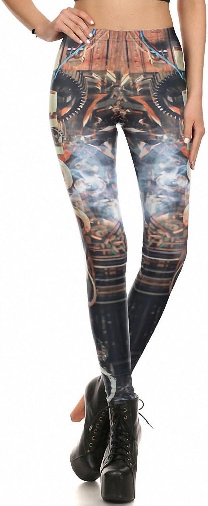 UUPING Leggings Women Mechanical Print Leggins Workout Women Fitness Rocking Sound Pants