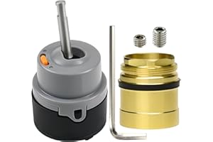 BUWTIQ RP50587 Cartridge Compatible with Delta DST Single Handle, Replacement for Kitchen & lavatory Single Handle Faucet Valve, Including RP51503 Bonnet Nut