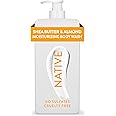 Native Moisturizing Body Wash Contains Naturally Derived Ingredients | For Women & Men, Sulfate, Paraben, & Dye Free Leaving 
