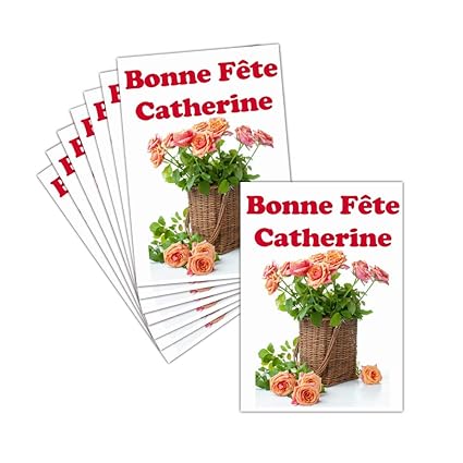 Carte Sainte Catherine Bouquet 8 Cartes Postales 3