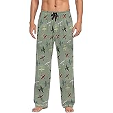 Ollabaky Pajama Pants for Men PJs Bottoms Sleep Lounge Pants with Pockets, S M L XL XXL