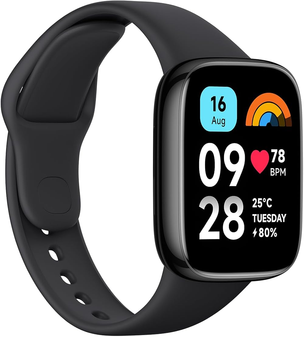 Xiaomi Redmi Watch 3 Active Black 1.83 LCD Bluetooth Calls SpO2 Heart Rate 5ATM