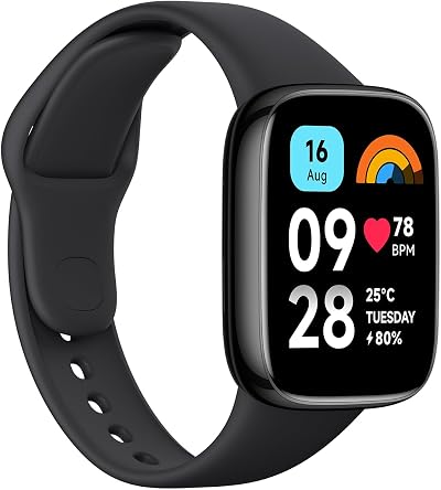 Xiaomi Redmi Watch 3 Active Black 1.83 LCD Bluetooth Calls SpO2 Heart Rate 5ATM
