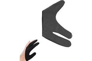 Generic Heat Resistant Gloves for Hair Styling, Hair Dye 3 Finger Heat Protector, Unisex Anti-hot Insulation Three Finger Glo