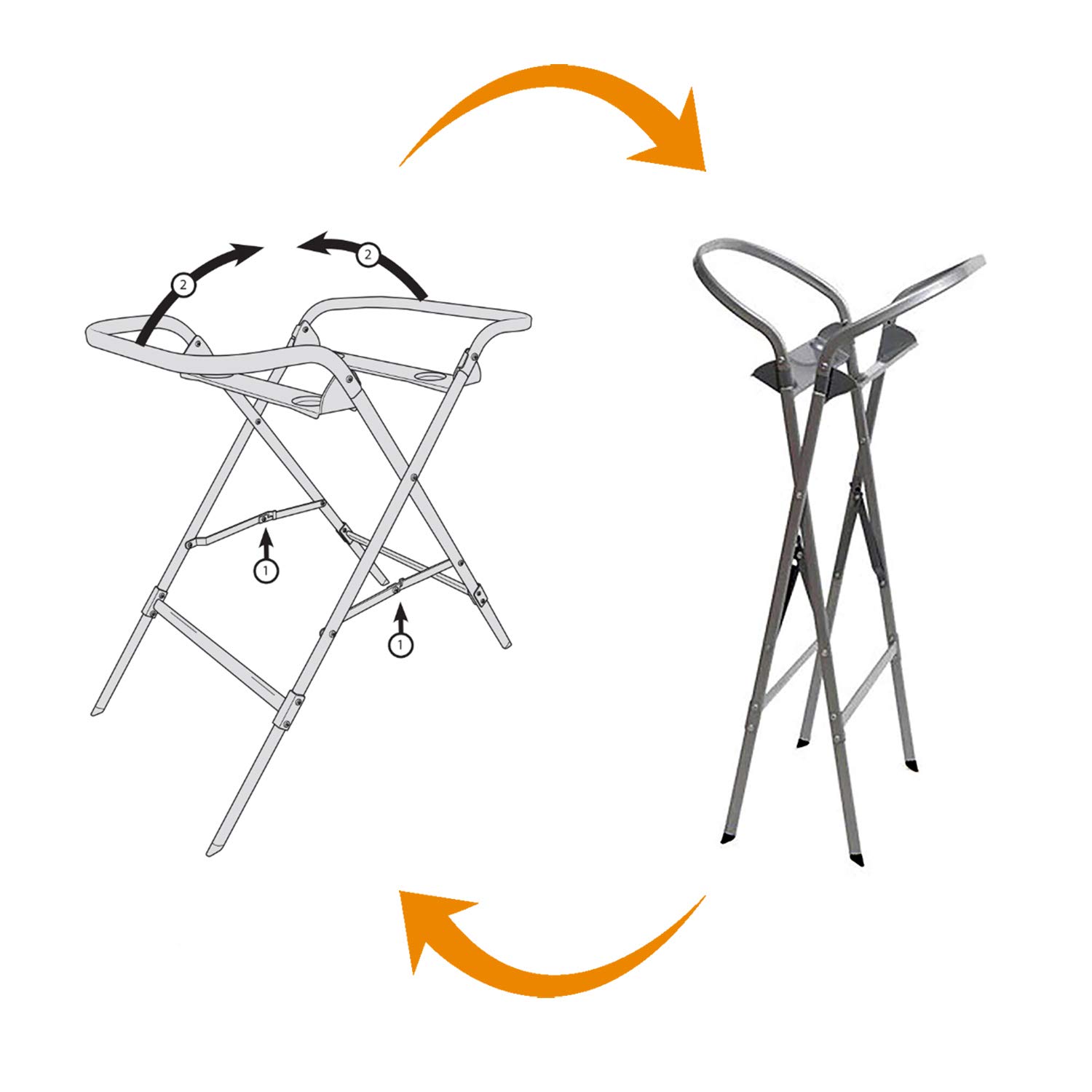 aquascale bath stand