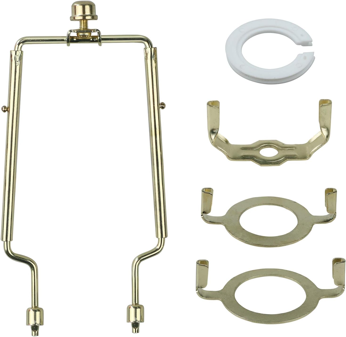 Parts Collectibles UNO Harp Base Lamp Shade Adapter BRASS for