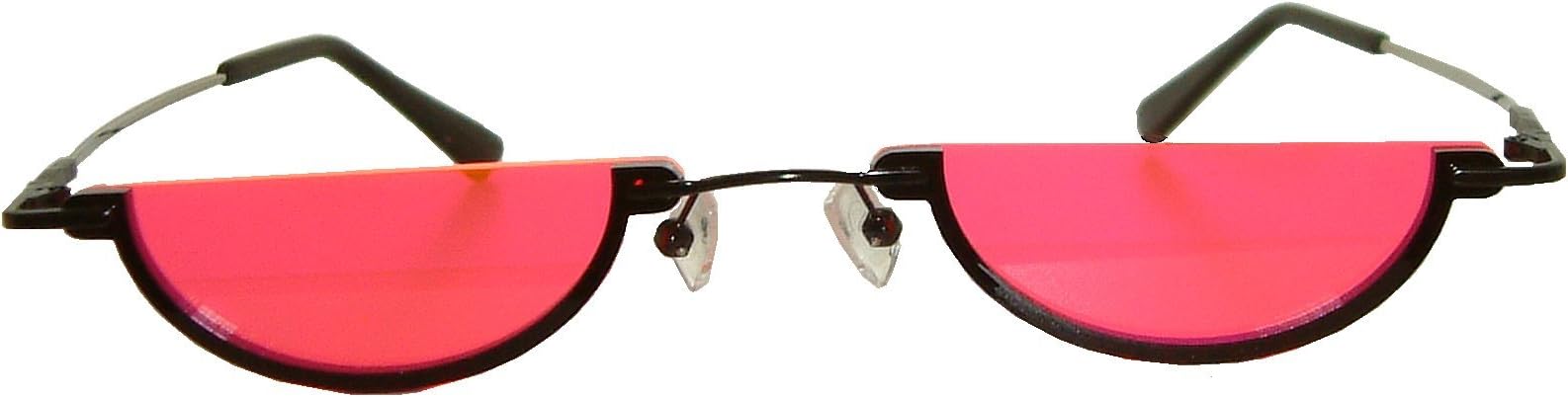 Pink Costume Cosplay Half Glasses