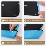 WenYa 3 Pack Adult Bibs for Men Waterproof Crumb Catcher 30x17.7 inches view 4