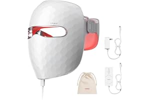 Ulike ReGlow LED Light Therapy Mask, Red Light Therapy for Face, 4 Modes with Red, Blue, Yellow & Infrared Red Lights for Red