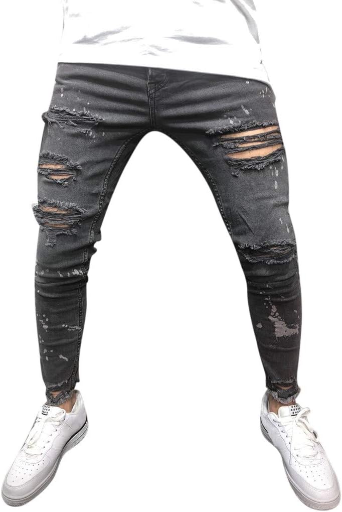 iHPH7 Men's Regular Comfy Fashion Jeans Long Pants #19052102