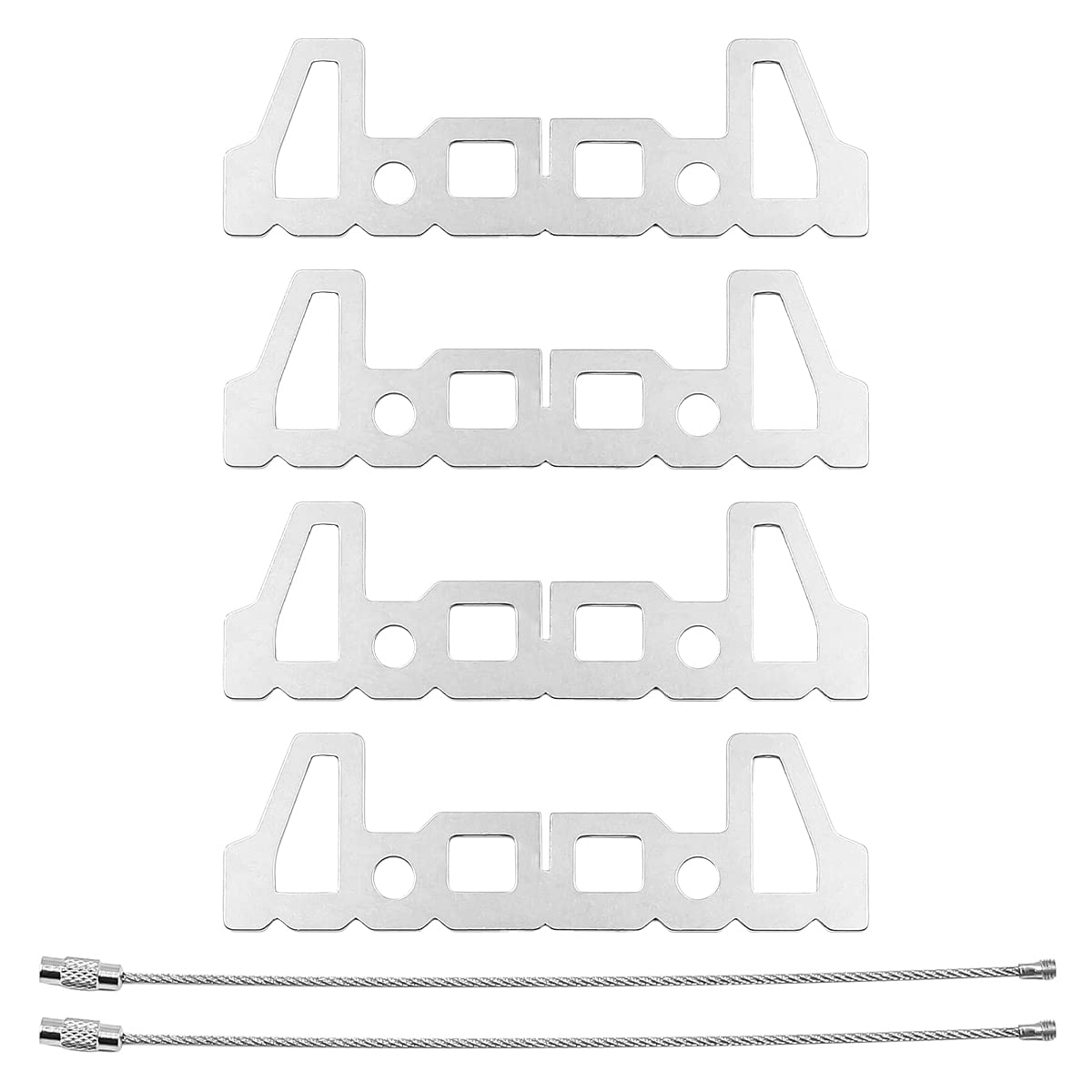 ANCLLO 2PCS Mini Alcohol Stove Holder Stainless Steel Holder for Alcohol Stove Trangia Stove Camping Pot