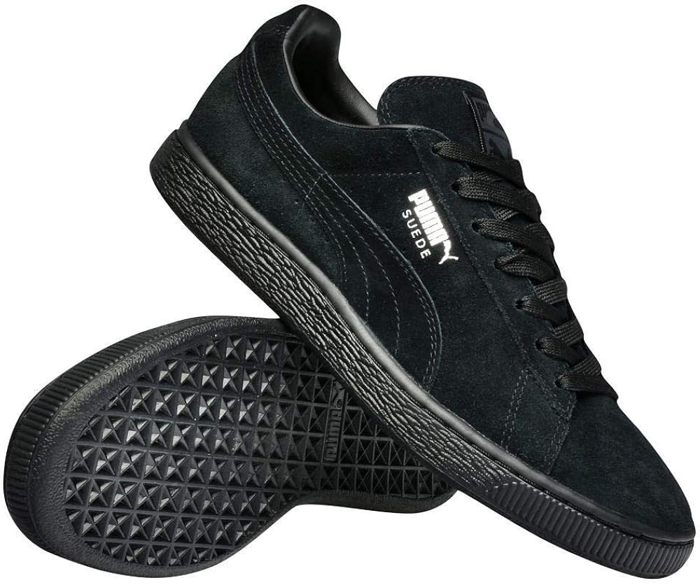 puma suede classic black dark shadow