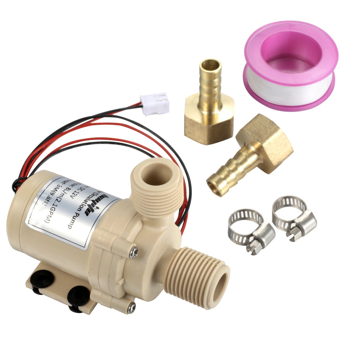 bayite BYT7A006 DC 12V Solar Hot Water Heater Circulation Pump Low Noise 3M 7108172885937 eBay