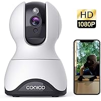 Pet Camera, Security Camera Conico 1080P HD Wireless Camera with Sound Motion Detection Two-Way Audio,Pan/Tilt/Zoom WiFi Surveillance Camera,Home Security Baby Cam with Night Vision Works with Alexa