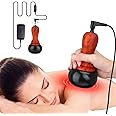 WeiiTech Hot Stones for Massage, Electric Body Massager with Temperature Control, Natural Bian Stone Gua Sha Scraping Massager for Home SPA Relaxation Treatment Pain Relief