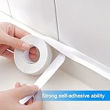 Mooshy Bath Sealant Strip 6.4m White Waterproof Caulk Tape Kitchen Bathroom view 5