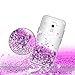 SunStory Samsung Galaxy S9 Plus case Luxury Fashion Design with Moving Shiny Quicksand Glitter and Double Protection with PC Layer and TPU Bumper Case for Samsung Galaxy S9 Plus. (Purple)