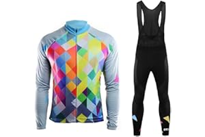 UGLY FROG Men Cold Bike Wear Thermal Cycling Jersey Suits with Fleece
