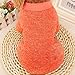 vmree Dog Apparel, Pet Dogs Puppy Fleece Sweater Clothes Autumn Winter Warm Sweater (S, Orange)