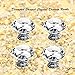 Dresser Crystal Knobs - 30MM 12 PCS Glass Crystal Drawer Knobs Pulls Cabinet Handle for Home Kitchen Wardrobe Cupboard