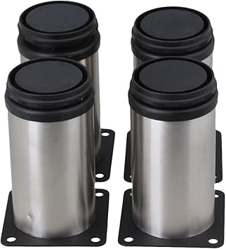Bqlzr Stainless Steel Kitchen Adjustable Feet Round 2 Dia