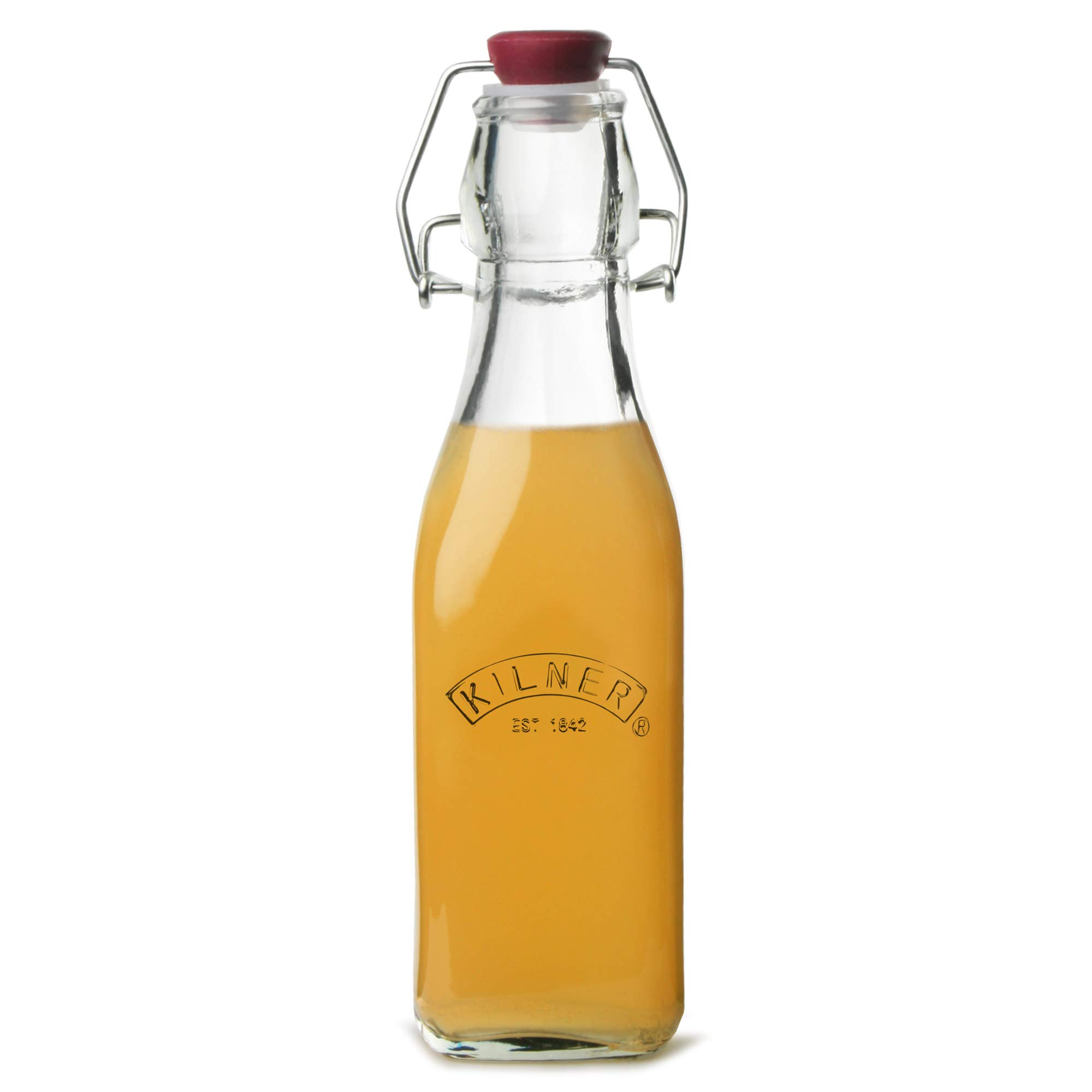 Kilner Clip Top Bottles 250ml - Pack of 6 | Kilner Preserving, Decanting, Olive Oil, Cordial Bottles
