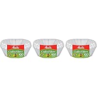 Melitta Junior Basket Coffee Filters White 100 Count (3 pack)