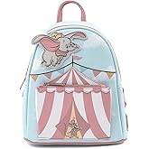 Loungefly Disney Dumbo Flying Circus Tent Womens Double Strap Shoulder Bag Purse