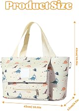 Noaya Large Capacity Baby Changing Bag Oxford Cloth Diaper Nappy Pram Travel view 2
