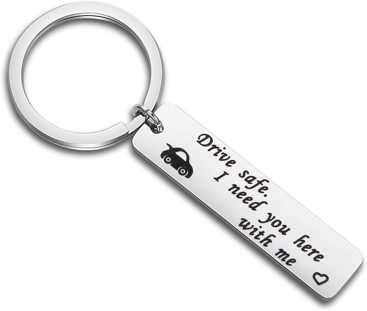 Drive Safe I Need You Here With Me Keychain Trucker Husband Gift Drive Safe Jewelry Gift For Dad Boyfriend New Driver