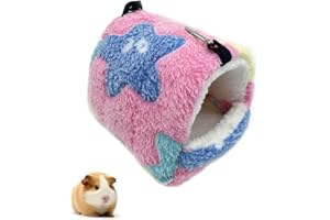 Winter Warm Hamster Bed, Hanging Sugar Glider Hammock Nest Home, Small Animal Cage Accessories Bedding for Guinea Pig Chinchi