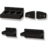 C&amp;T 4-Piece Magnetic Toolbox Shelf, Tray and Holder Set, Magnetic Toolbox Tray Set, Tool Box for Cabinet Side Shelf Storage Van Workshop, Tool Organization and Storage